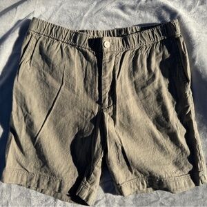 Tommy Bahama Dockside Bay Pull On 8” Tan Casual Shorts Large
